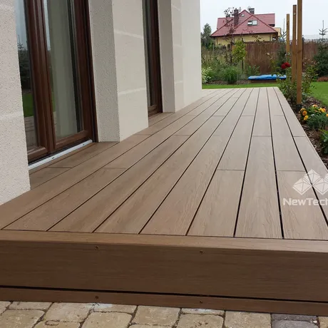 Ultrashield Essentials Composite Decking Board - Warm Chestnut - 3.6m image