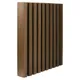 Ultrashield Slatted Composite Cladding F-Trim - Teak - 3.6m thumbnail
