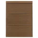 Ultrashield Traditional Composite Cladding F-Trim - Teak - 3.6m thumbnail