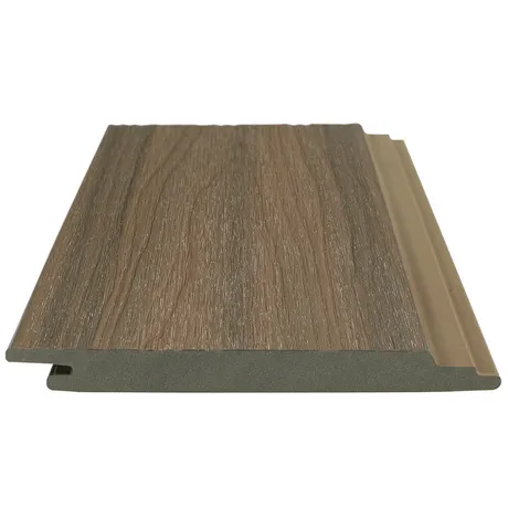 Ultrashield Traditional Composite Cladding Board - Teak - 3.6m image