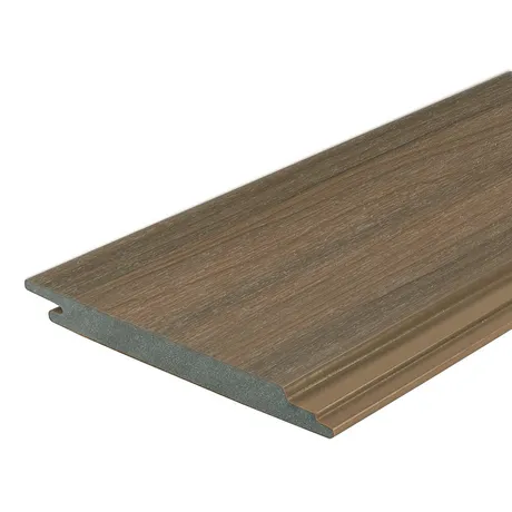 Ultrashield Traditional Composite Cladding Board - Teak - 3.6m image