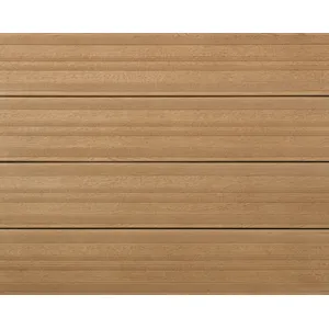 Millboard Lasta-Grip Composite Decking Board - Golden Oak (3.6m x 200mm x 32mm) image