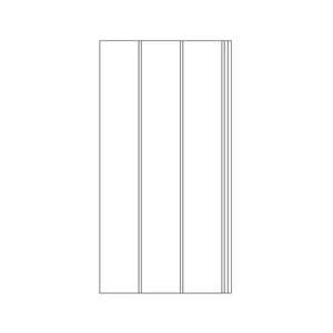Madingley White Primed Wall Panelling 2340mm Pack (6pcs/pack 390mm) image