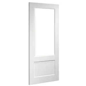 Madison White Primed Bevelled Glaze Internal Door (1981mm X 762mm X 35mm) image