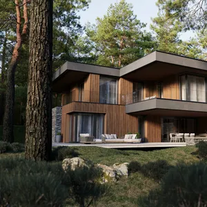 Millboard Board & Batten Composite Cladding Board - Coppered Oak (3.6m x 200mm x 18mm) image