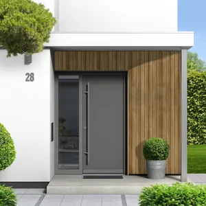 Millboard Board & Batten Composite Cladding Board - Golden Oak (3.6m x 200mm x 18mm) image