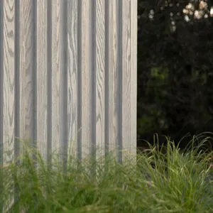 Millboard Board & Batten Composite Cladding Board - Smoked Oak (3.6m x 200mm x 18mm) image