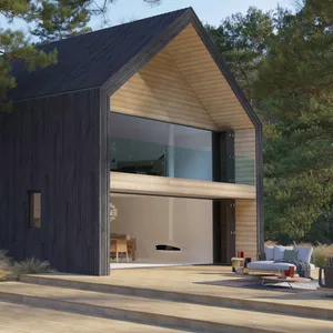 Millboard Board & Batten Composite Cladding Board - Burnt Cedar (3.6m x 200mm x 18mm) image