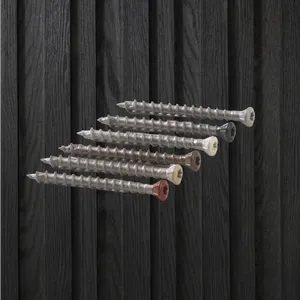 Millboard Envello Coloured Head Screws - Burnt Cedar (3.5mm x 40mm) x100 image