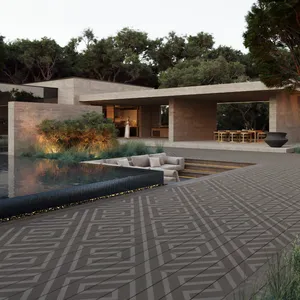 Millboard Modello Linear Composite Decking Board - Ebony Grey (3.6m x 196mm x 32mm) image