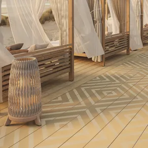 Millboard Modello Linear Composite Decking Board - Golden Oak (3.6m x 196mm x 32mm) image