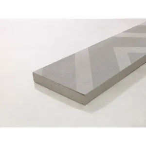 Millboard Modello Linear Composite Decking Board - Smoked Oak (3.6m x 196mm x 32mm) image