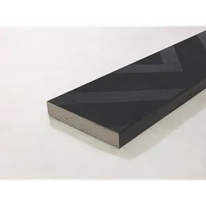 Millboard Modello Linear Composite Decking Board - Burnt Cedar (3.6m x 196mm x 32mm) image