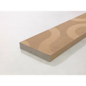 Millboard Modello Contour Composite Decking Board - Golden Oak (3.6m x 196mm x 32mm) image