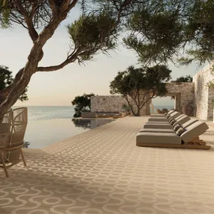 Millboard Modello Contour Composite Decking Board - Ashwood (3.6m x 196mm x 32mm) image