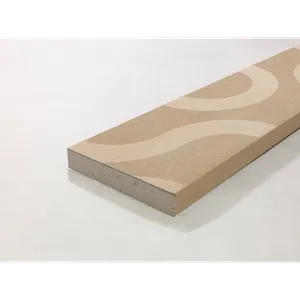 Millboard Modello Contour Composite Decking Board - Ashwood (3.6m x 196mm x 32mm) image