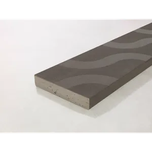 Millboard Modello Contour Composite Decking Board - Ebony Grey (3.6m x 196mm x 32mm) image