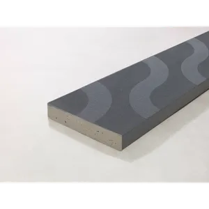 Millboard Modello Contour Composite Decking Board - Brushed Basalt (3.6m x 196mm x 32mm) image