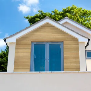 Millboard Shadow Line+ Composite Cladding Board - Golden Oak (3.6m x 200mm x 18mm) image