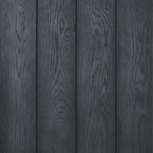 Millboard Shadow Line+ Composite Cladding Board - Anthracite (3.6m x 200mm x 18mm) image