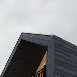 Millboard Shadow Line+ Composite Cladding Board - Anthracite (3.6m x 200mm x 18mm) image