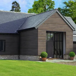 Millboard Shadow Line+ Composite Cladding Board - Antique Oak (3.6m x 200mm x 18mm) image