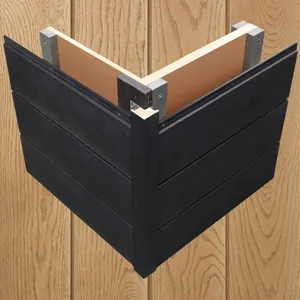 Millboard Shadow Line+ Composite Cladding External Corner - Golden Oak (3.05m x 50mm x 50mm) image
