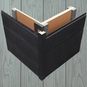 Millboard Shadow Line+ Composite Cladding External Corner - Salt Blue (3.05m x 50mm x 50mm) image