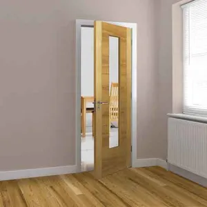 Internal Oak Mistral P/F Glazed Door (1981mm x 762mm x 35mm) image