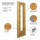 Internal Oak Mistral P/F Glazed Door (1981mm x 762mm x 35mm) thumbnail