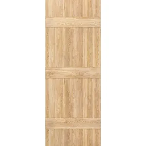 Oak Ledged Unfinished Oak Doors 686 x 1981 image