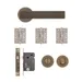 Olympia Bathroom Kit - Matt Antique Brass (Inc. Hinges: 102x76x3mm) image