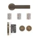 Olympia Bathroom Kit - Matt Antique Brass (Inc. Hinges: 76x50x2mm) image
