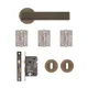 Olympia Mortice Kit - Matt Antique Brass (Inc. Hinges: 102x76x3mm) thumbnail
