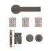 Olympia Bathroom Kit - Matt Satin Black Nickel (Inc. Hinges: 102x76x3mm) image