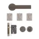 Olympia Bathroom Kit - Matt Satin Black Nickel (Inc. Hinges: 102x76x3mm) thumbnail
