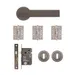 Olympia Mortice Kit - Matt Satin Black Nickel (Inc. Hinges: 102x76x3mm) image
