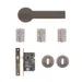 Olympia Mortice Kit - Matt Satin Black Nickel (Inc. Hinges: 76x50x2mm) image