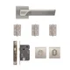 Athens Bathroom Kit - Satin Nickel (Inc. Hinges: 76x50x2mm) thumbnail