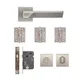 Athens Bathroom Kit - Satin Nickel (Inc. Hinges: 102x76x3mm) thumbnail