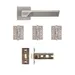 Athens Latch Kit - Satin Nickel (Inc. Hinges: 102x76x3mm) image