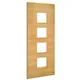 Augusta Prefinished Oak Glazed FD30 Internal Door (1981mm X 610mm X 45mm) thumbnail