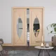 Amalfi Prefinished Oak Glazed Internal Door (1981mm X 838mm X 35mm) thumbnail