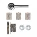 Arcadia Mortice Kit - Polished Chrome (Inc. Hinges: 102x76x3mm) image