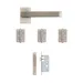 Argo Urban Latch Kit - Satin Nickel Chrome (Inc. Hinges: 76x50x2mm) image