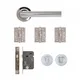 Ares Bathroom Kit - Polished Chrome (Inc. Hinges: 102x76x3mm) thumbnail