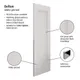 Internal White Belton 1P FD30 Door (1981mm x 838mm x 44mm) thumbnail