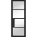 Chelsea 4L Clear Pre-finished Black Doors 686 x 1981 image