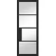 Chelsea 4L Clear Pre-finished Black Doors 686 x 1981 thumbnail