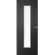 Monaco Laminate Glazed Pre-finished Black Laminate Doors 838 x 1981 thumbnail